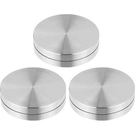 Kugellager Aus Aluminiumlegierung Für Drehteller, Drehbare Tortenständer Und Tischdrehteller – 3,8 X 3,8 X 1,2 Cm – Silber