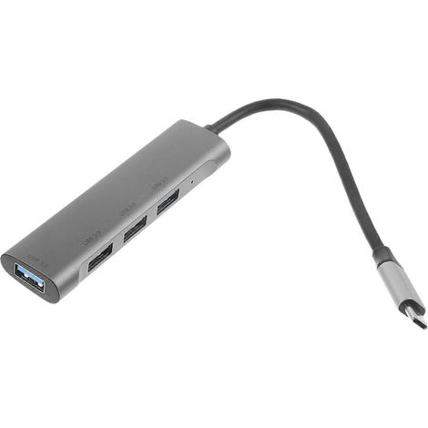 4-port-usb-c-hub, Usb-splitter Für Laptops, Usb-anschluss – 36,50 X 2,50 X 1,00 Cm