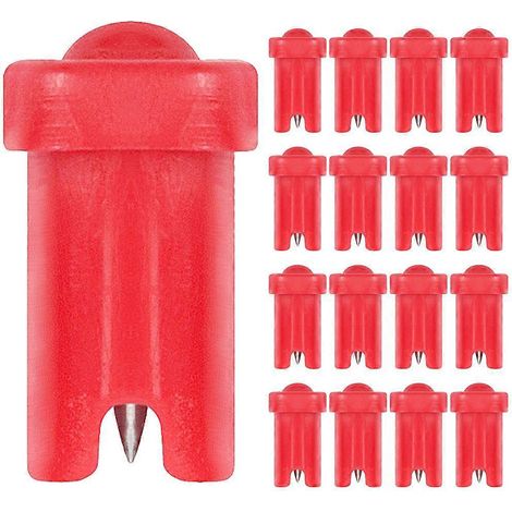 100 Klebenadeln Für Künstliche Wimpern, Kleberflasche, Anti-verstopfungs-nadeln, Zubehör Für Wimpernverlängerungen – 1,3 X 0,8 Cm – Rot