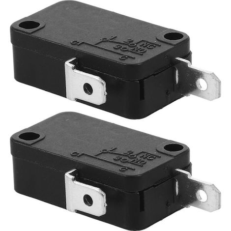 Set Mit 2 Universellen Ersatz-mikrowellentürschaltern Für Momentan-mikroschalter – 3,70 X 2,00 X 0,80 Cm