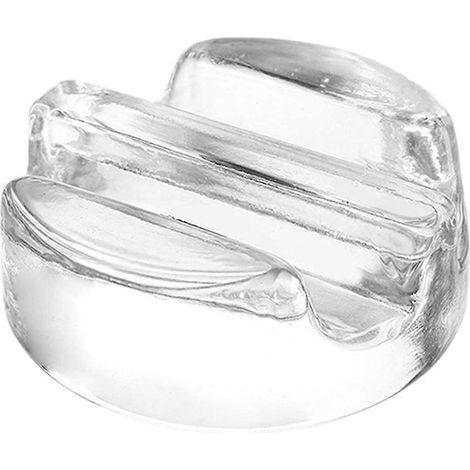 Gärgewicht Aus Glas Mit Ergonomischem Griff. Dicker Glasdeckel Für Einmachgläser. – 6,8 X 6,5 Cm – Transparent