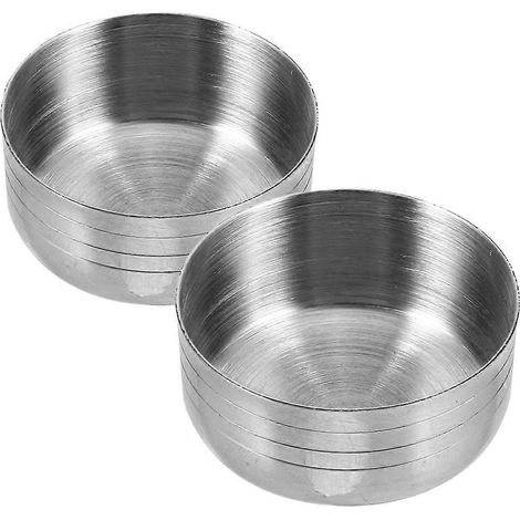 Cocktailshaker-deckel Aus Edelstahl – 3,80 X 3,80 X 2,15 Cm – Silber