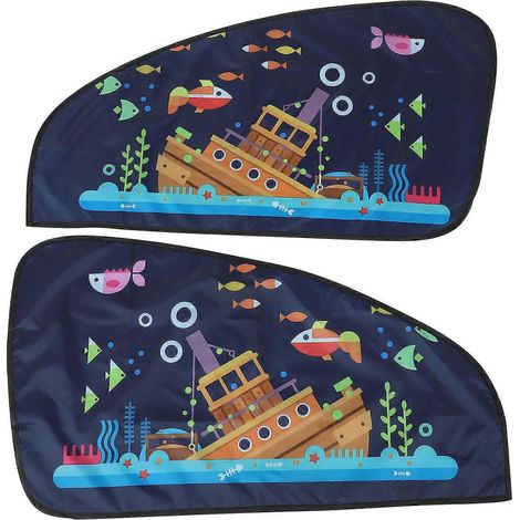 Set Mit 2 Autofenster-sonnenschutzblenden – 80 X 50 Cm