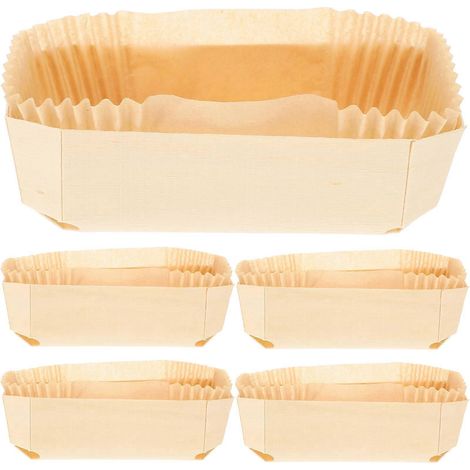 Kuchenform Aus Holz Mit Hitzebeständiger Papierauskleidung Und Vielseitiger Verwendbarkeit – 12 X 6,5 Cm
