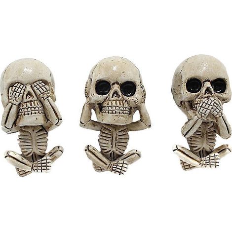 Set Mit 3 Auto-lüftungsschlitzclips, Totenkopf-förmige Lufterfrischer Für Frauen, Autodekoration – 5,5 X 4 Cm