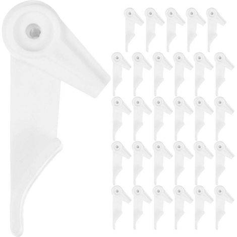 30 Deckenscheibenbefestigungen, Kunststoffzubehör – 4,70 X 2,00 X 1,80 Cm