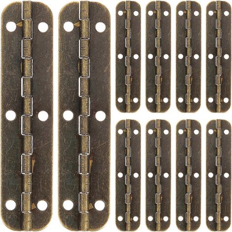 Klavierband-set, Lange Tischbänder, Flächenbündige Bänder, 180-grad-bänder, Klavierband – 6,5 X 1,5 Cm