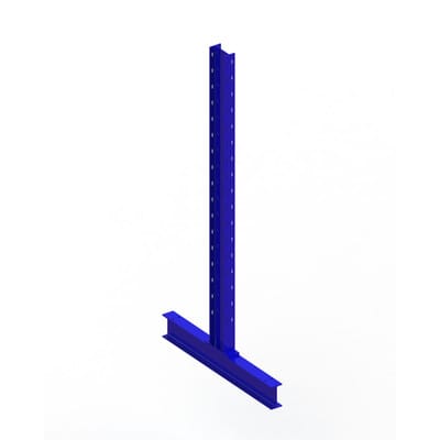 Meta Kragarmregal Ständer IPE140 doppelseitig 2000 x 400 mm Enzianblau Multistrong M
