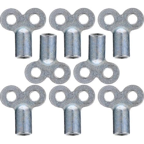 Entlüftungsschlüssel Für Kühler (kraftstoff-, Kühler- Und Luftentlüftung) – 2,7 X 2,5 Cm – Silber