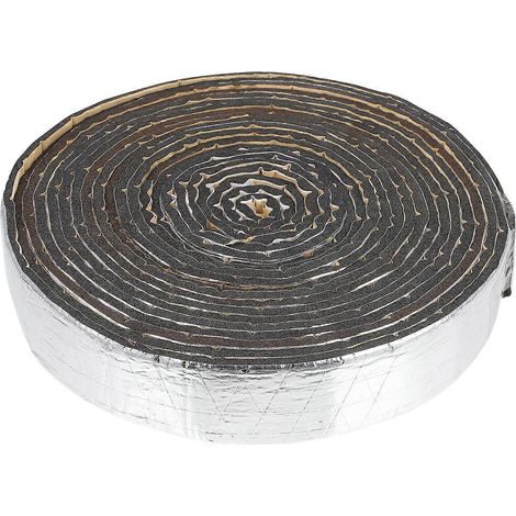 Aluminiumfolienrolle, Schalldämmmatte, Baumwollisolierband, Wärmedämmplatte – 1000 X 5 Cm – Schwarz