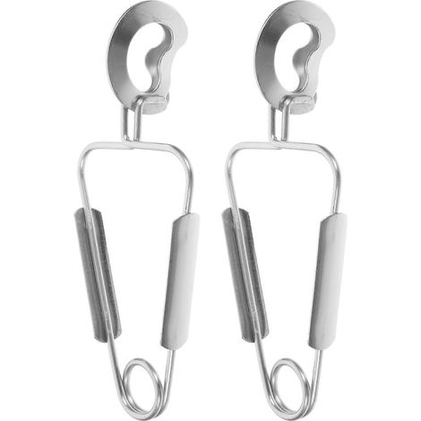 Set Mit 2 Edelstahl-schneckenzangen, Federbelastet, Ideal Für Restaurants Und Hotels. – 16,00 X 4,50 X 3,50 Cm