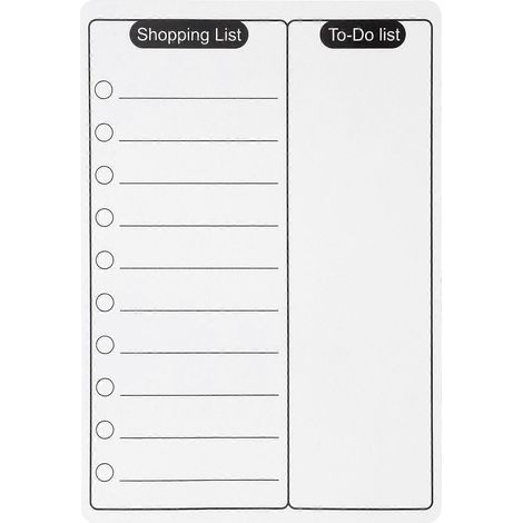 Magnetische, Abwischbare Tafel Für Kühlschrank, Magnet Für Terminkalender, Whiteboard – 21 X 14,8 X 0,1 Cm