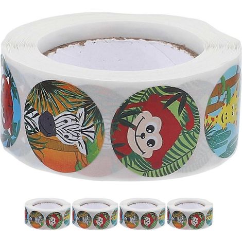 5 Rollen Motivierende Aufkleber Für Hausaufgaben – Geschenkidee – 2,50 X 2,50 X 0,10 Cm