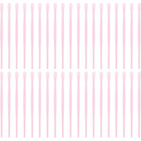 80 Einweg-ohrreiniger Aus Kunststoff Zur Ohrenschmalzentfernung, Ohrreinigungslöffel – 8,00 X 0,35 X 0,20 Cm – Farbe Zufällig
