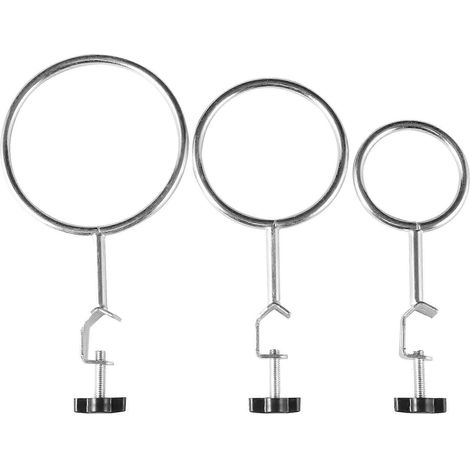 Set Mit 3 Labor-stützklemmen, Labor-autoklavenklemmen, Labor-autoklavenringen – 19,20 X 10,00 X 2,00 Cm