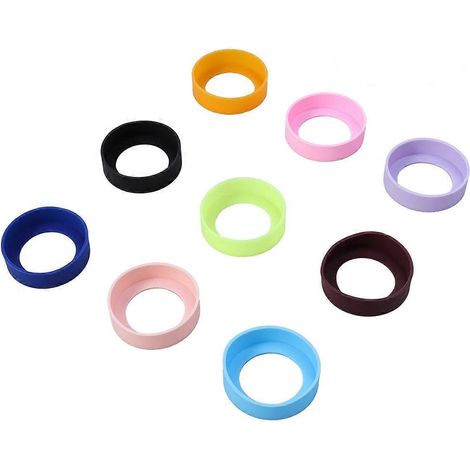 Set Mit 4 Hitzebeständigen Silikonuntersetzern, Flaschenhaltern Und Rutschfesten Isoliermatten, 65 Mm (farbe Zufällig) – 4 Stück