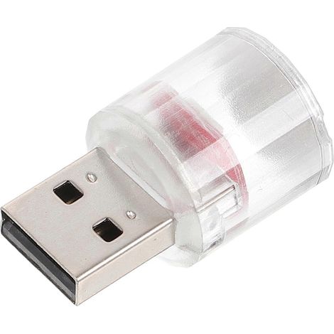 Usb-betriebene Autoleuchte, Ambientebeleuchtung Für Fahrzeug, Laptop Oder Schlafzimmer – 3 X 1,8 X 1,8 Cm – Weiß