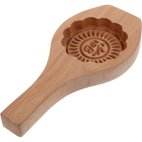 Mondkuchenform Aus Holz (1 Stück) – Kreatives Und Einfach Zu Verwendendes Backwerkzeug Für Zu Hause – 22 X 10,5 Cm