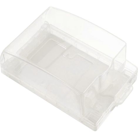 Wasserdichtes Gehäuse Für Wandschalter Typ 86, Spritzwassergeschützte Steckdosenabdeckung – 17 X 10 Cm – Transparent