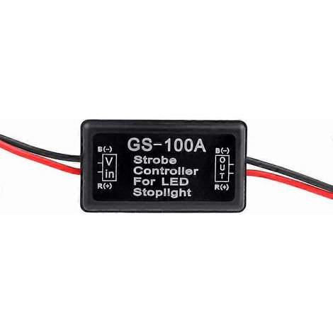 Stroboskop-steuermodule Für Led-rückleuchten – 4,80 X 2,70 X 1,40 Cm – Schwarz