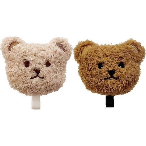 Set Mit 2 Selbstklebenden Haken In Teddybärform, Für Bad, Küche Oder Schlüssel. – 7,50 X 6,00 X 3,50 Cm