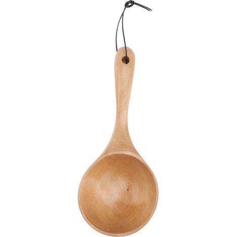 Wasserlöffel Aus Massivholz, Multifunktionale Runde Schöpfkelle Im Japanischen Stil, Küchenutensil