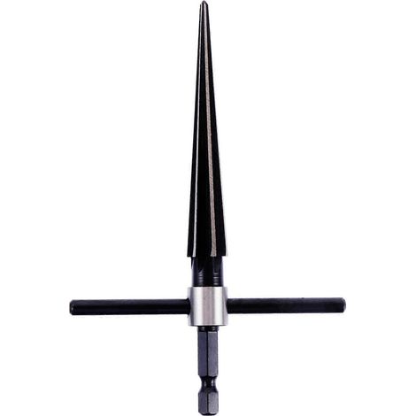 3–13 Mm Hand-kegelreibahle, T-griff, Geriffeltes Kegel-anfaswerkzeug – 12,7 X 8,5 Cm – Schwarz