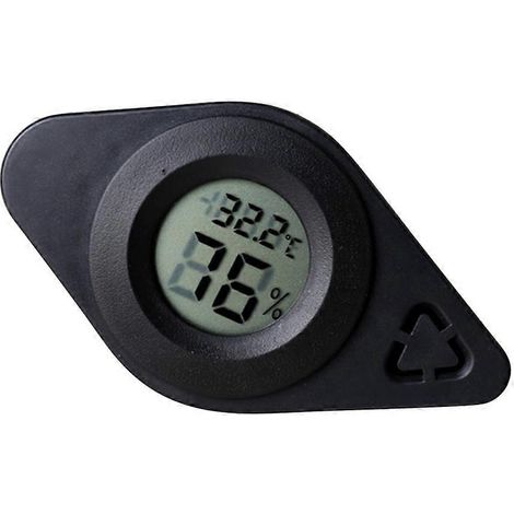 3-in-1 Gitarren-luftentfeuchter/hygrometer, Schallloch-luftbefeuchter, Musikinstrumentenzubehör (schwarz) – 7,5 X 5 Cm – Schwarz