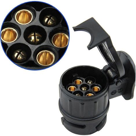 13- Auf 7-poligen Anhängeradapter, Anhängerverkabelungsstecker, 12-v-n-stecker