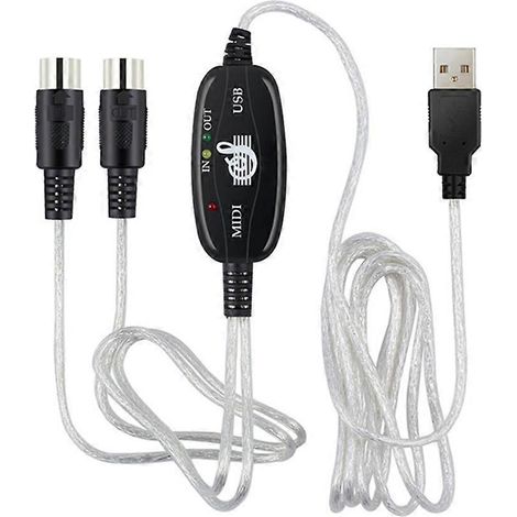 180 X 2 Cm Midi-zu-usb-kabel, Musikbearbeitungskabel, Keyboard-anschlusskabel – 180 X 2 Cm
