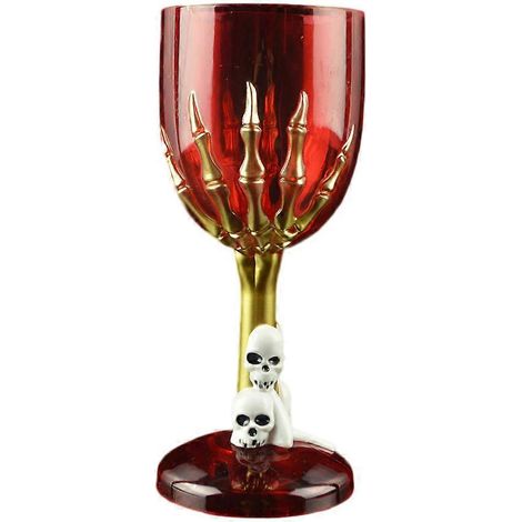 Dekorativer Plastikbecher Für Halloween, Totenkopf- Und Krallenmotiv, Ideales Accessoire Für Bars, Karaoke-lokale Und Geschäfte (nicht Beleuchtet, Farbe Zufällig) – 18,00 X 8,50 X 7,50 Cm