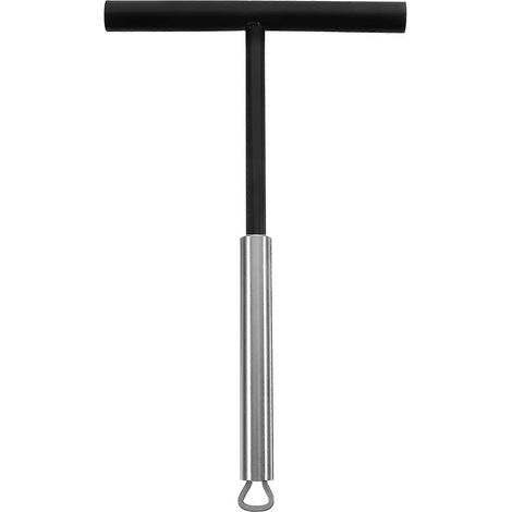Crêpespatel Aus Edelstahl Und Nylon, Crêpeskratzer, T-förmiger Spatel – 19,5 X 12,3 Cm