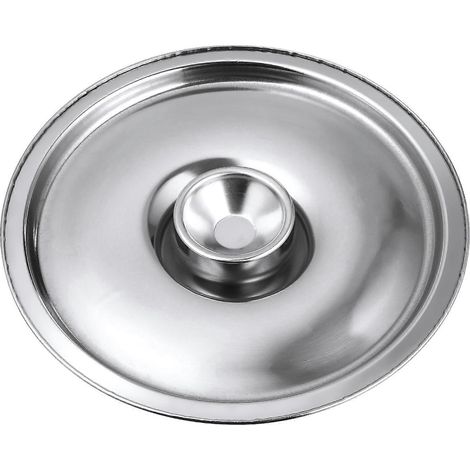 Edelstahldeckel Für Kochtopf, Kleine Bratpfanne Oder Auflaufform. Deckel Für Gewürzregal. Deckel Für Kleinen Kochtopf Oder Kochutensil. – 14 X 14 Cm – Silber