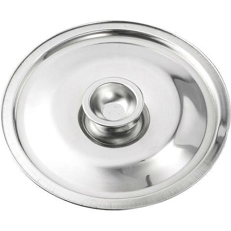 16 Cm Edelstahl-gewürzglasdeckel (1 Stück) – 16 X 16 Cm – Silber