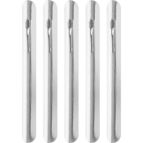 Set Mit 5 Krümelschabern Aus Edelstahl Für Arbeitsflächen Und Restaurants – 15,00 X 1,50 X 0,20 Cm – Silber