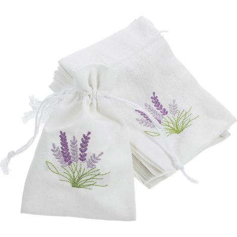 Set Mit 10 Nachfüllbaren Lavendel-geschenktüten Für Den Kleiderschrank (größe S) – 14,00 X 10,00 X 0,50 Cm