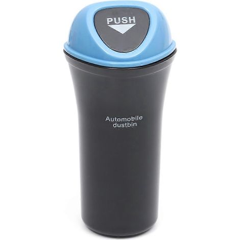 Mini-mülleimer Fürs Auto, Tragbarer Auto-organizer, Wasserdichter Mülleimer (himmelblau) – 1 Stück – Blau