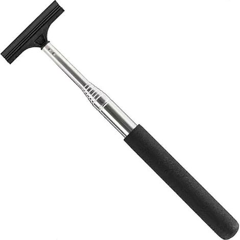 Tragbarer Auto-spiegelwischer Mit Langem Griff – 21,2 X 6,5 Cm – Schwarz