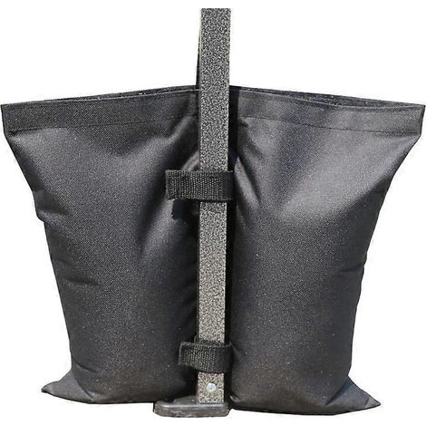 Gewichtssack Aus Oxford-canvas Für Zeltstützen, Gewichte Für Faltzelte, Sonnenschutz Für Den Außenbereich – 34 X 40 Cm – Schwarz