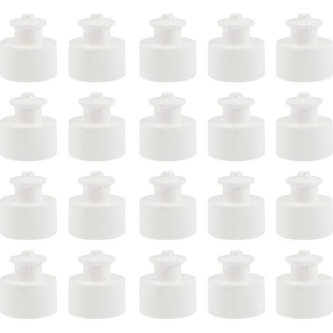 40 Wiederverwendbare, Auslaufsichere Ersatz-druckverschlusskappen Für Sport-trinkflaschen (3,5 X 2,9 Cm, Transparent).