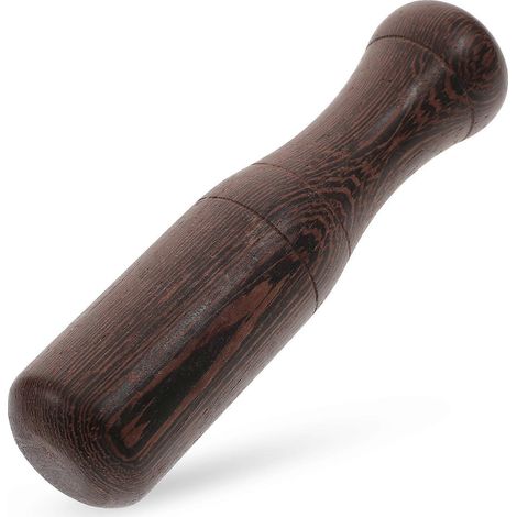 Holzstößel Zum Zerkleinern Von Knoblauch, Praktisches Küchenutensil, Kräutermühle. – 17,50 X 3,70 X 3,70 Cm – Braun