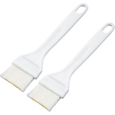 Set Mit 2 Küchenpinseln Zum Backen, Grillen Und Für Kuchen. Kunststoffgriff Für Öl Und Soßen. – 18,00 X 4,00 X 0,60 Cm