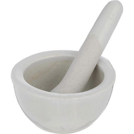 Porzellanmörser Mit Stößel (6 Cm) – 7,00 X 4,00 X 3,00 Cm