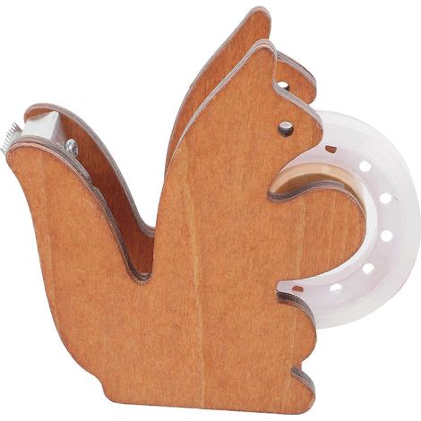 Klebebandabroller In Eichhörnchenform, Tisch-klebebandhalter, Tragbarer Klebebandabroller, Schulbedarf – 7,5 X 7 Cm