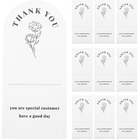 50 „danke“-aufkleber Für Geschenke, Selbstklebende Etiketten Für Lebensmitteltüten, Dekoration – 13,00 X 6,00 X 0,10 Cm