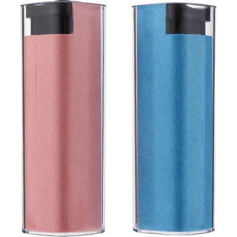 Set Mit 2 Reinigungssprays Für Brillen, Linsen Und Bildschirme Zur Entfernung Von Staub Und Fingerabdrücken. – 9 X 3 Cm – Rosa/blau