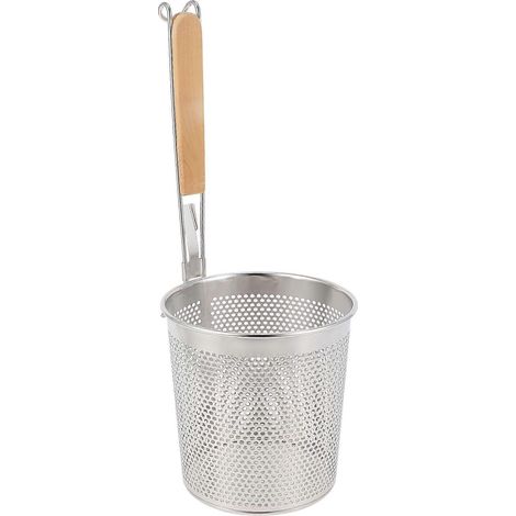 Feinmaschiges Ölsieb Aus Edelstahl, Nudelsieb, Küchensieb – 35,5 X 14 X 14 Cm – Silber