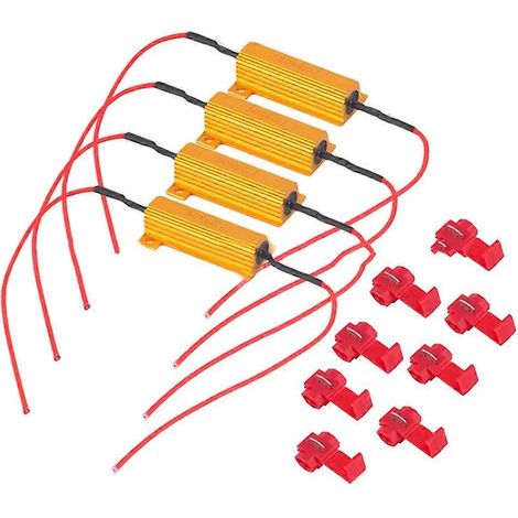 Led-anzeigeleuchten, 50 W, 6 Blinkgeschwindigkeiten, Relais, Lastwiderstand, Leuchtmittel, Vorschaltgerät – Gold