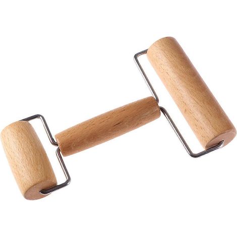 T-förmiges Nudelholz Aus Holz, Backwerkzeug Für Pasta, Kekse Und Pizza – 17,50 X 11,00 X 2,70 Cm