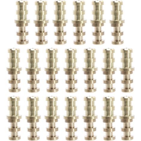 20 Sätze Steckverbinder Für Tischbolzen, Robuste Ausrichtstifte Für Tischzapfen – 2,20 X 0,80 X 0,80 Cm – Gold